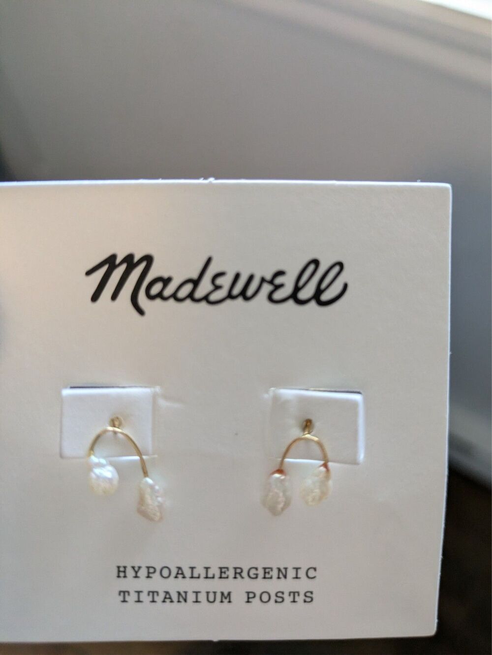 Madewell 14k Pearl Stud Earrings